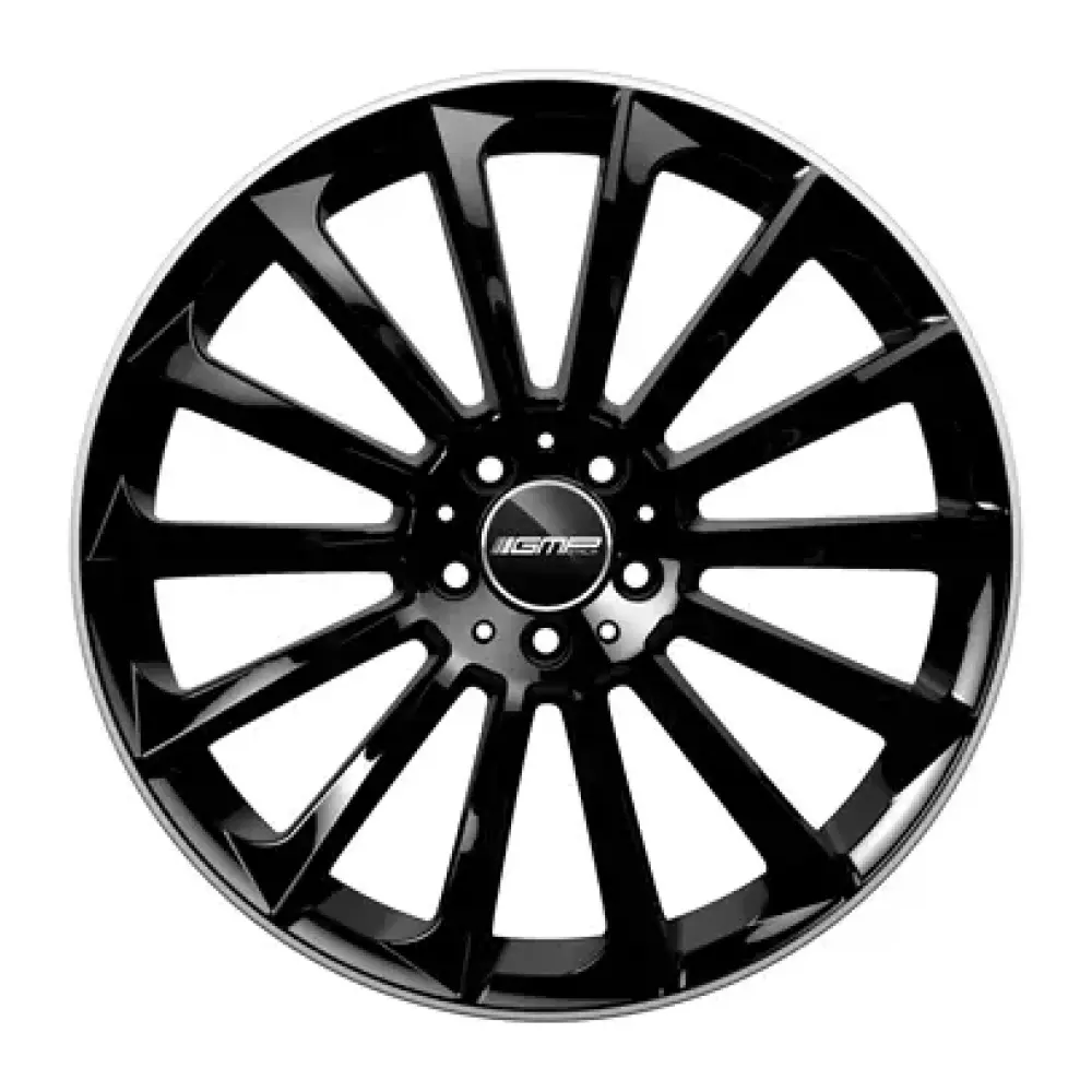 GMP STELLAR 10x21 5x112 ET50/66.6 juodas/kraštas
