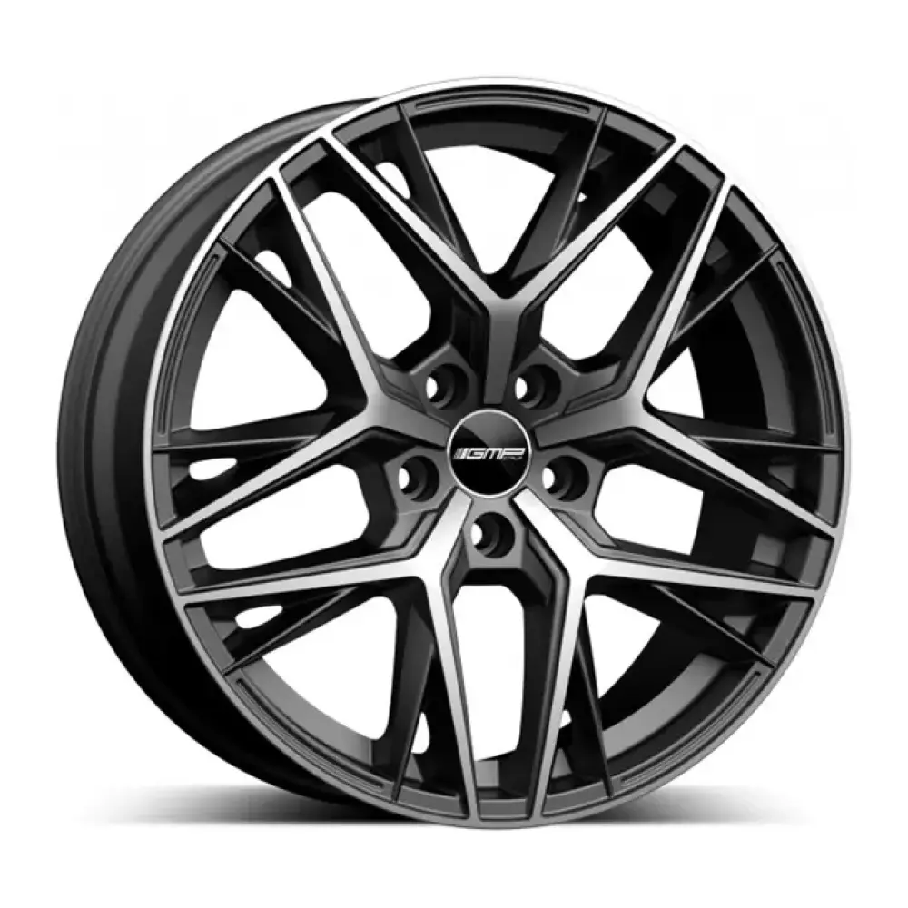 GMP LUNICA 8x18 5x112 ET45/66.6 pilkas/poliruotas
