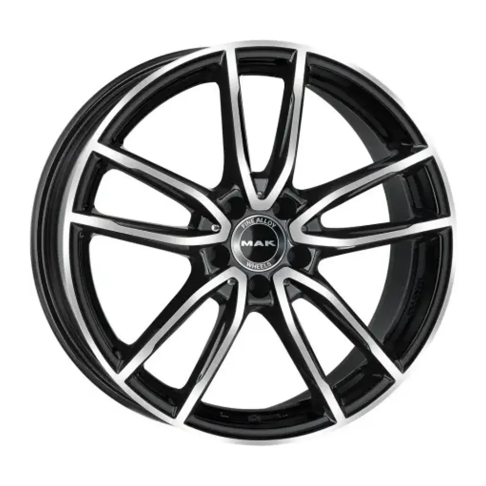 MAK EVO 8x18 5x112 ET33/66.6 juodas/poliruotas