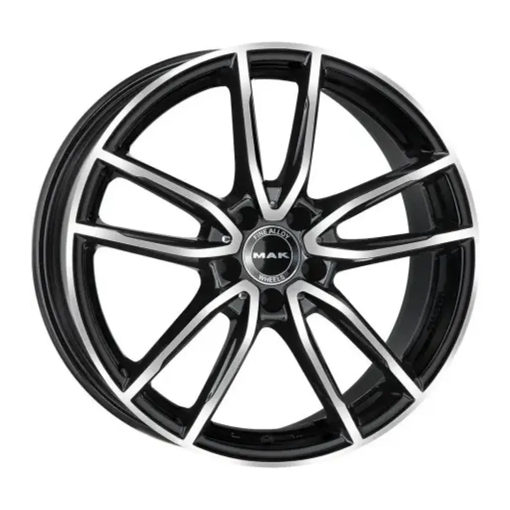 MAK EVO-D 9.5x20 5x112 ET50/66.6 juodas/poliruotas