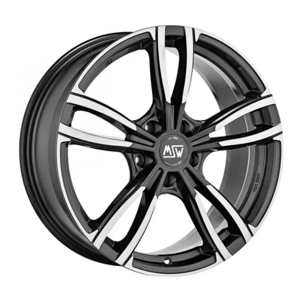 MSW 73 8x18 5x114.3 ET45 juodas/poliruotas