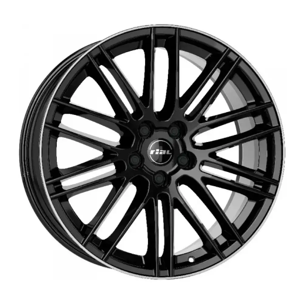 RIAL KIBO 8x19 5x108 ET45/63.4 juodas/kraštas