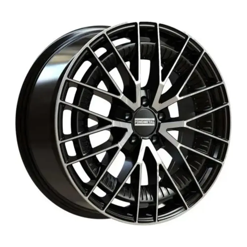 FONDMETAL KARI 8x19 5x112 ET45/66.5 juodas/poliruotas