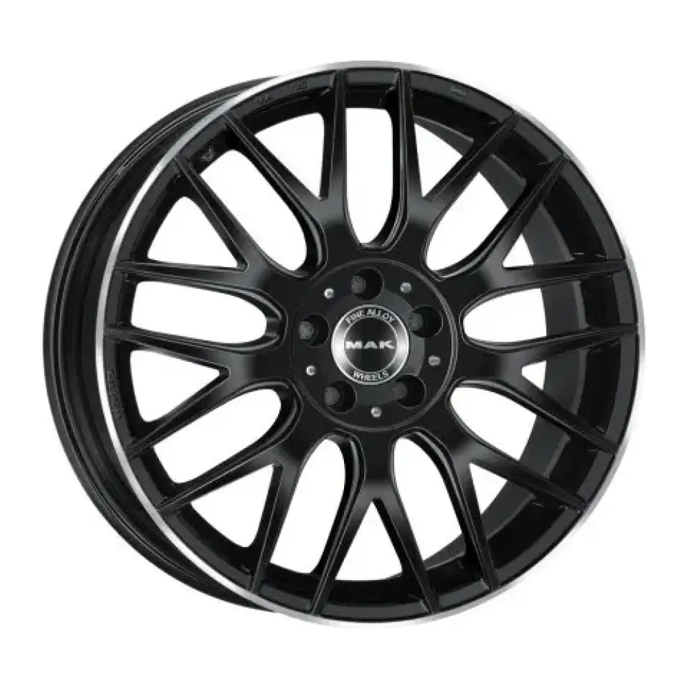 MAK ARROW 8x18 5x112 ET33/66.6 juodas/kraštas